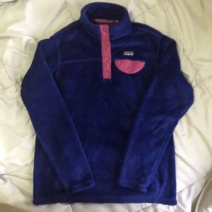 Patagonia Girl's XL (14) Re-Tool Fleece Pullover